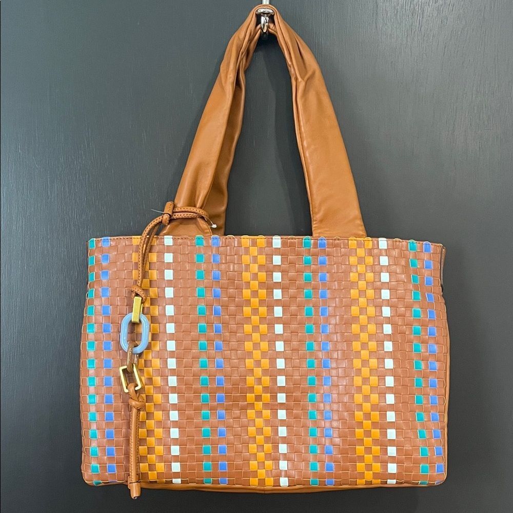 Vince Camuto Brant Leather Tote